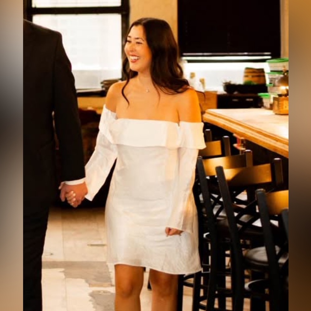Abercrombie off shoulder mini dress